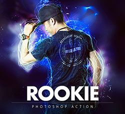 极品PS动作－激光线流(含高清视频教程)：Rookie Photoshop Action